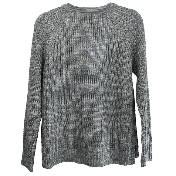 It's Our Time Knit Sweater Women's Scoop with Tie Neck Long Sleeve Size Small - Picture 5 of 12